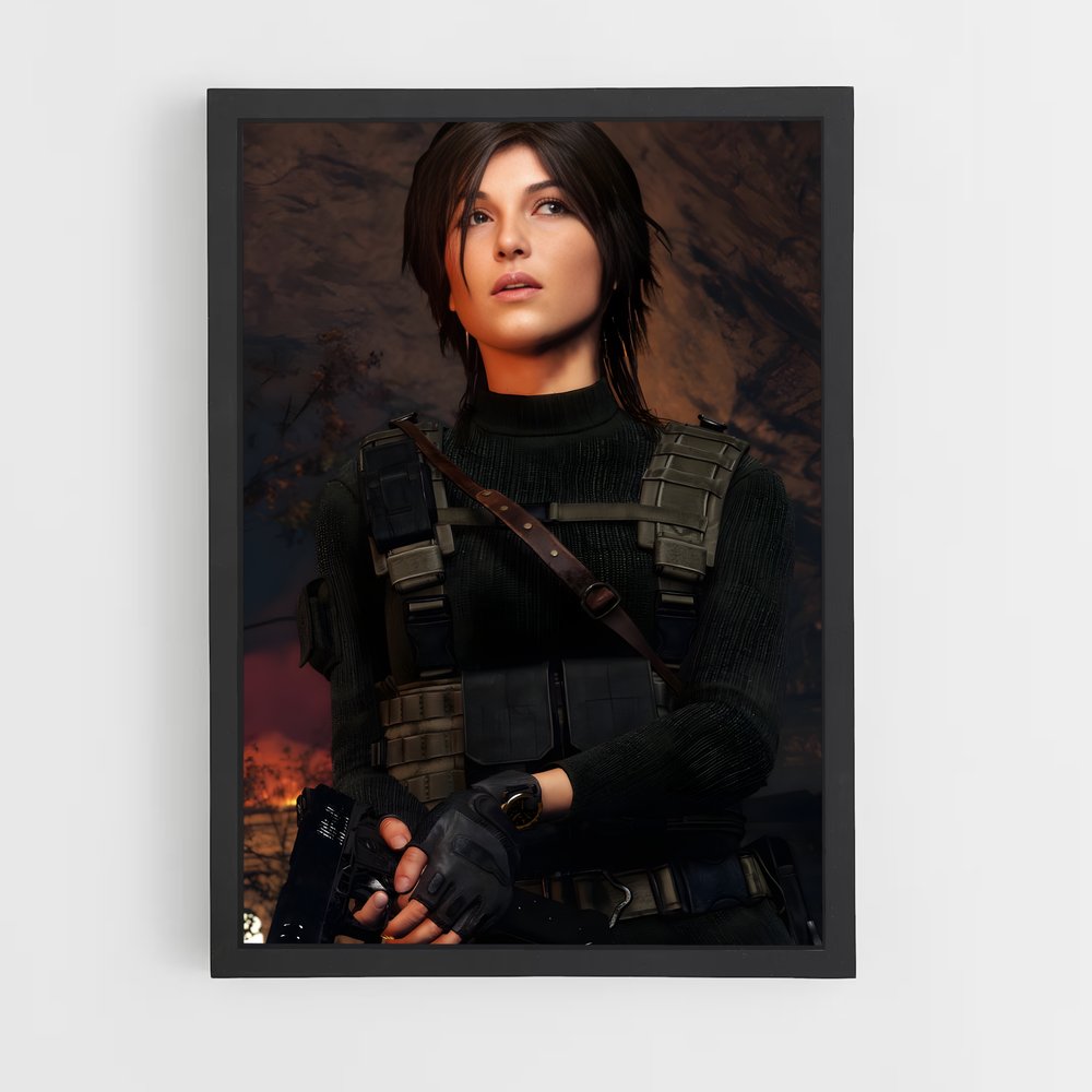 Poster Lara en Action – affiche Tomb raider (vue 2)